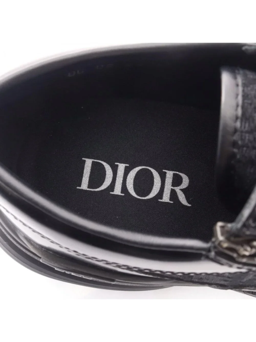 Dior Sneakers Combat Oblique Jacquard Derby Shoes Leather Canvas
